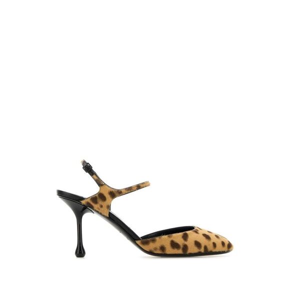 JIMMY CHOO Shoes - JIMMY CHOO Leopard Print Calf Hair Pointed Toe Slingback Heels Women PRINTED